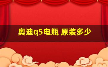 奥迪q5电瓶 原装多少